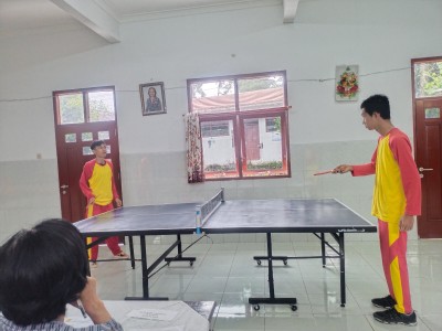 Ujian Praktek Mapel PJOK Tenis Meja SMALB C BUDI ASIH WONOSOBO Tahun Ajaran 2023/2024