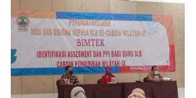 PENANDATANGANAN MOU UNS DENGAN SLB SECAPDIN WILAYAH IX