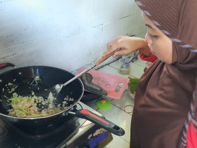 Ujian Praktek Memasak SMPLB C BUDI ASIH WONOSOBO