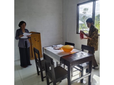 Ujian Praktek Menata Meja Makan SDLB C BUDI ASIH WONOSOBO