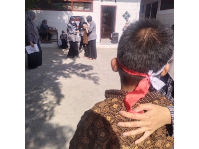 Lomba Tebak Kata Memperingati Hari Kemerdekaan Indonesia 17 Agustus SLB C Budi Asih Wonosobo 2023